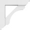 Ekena Millwork Standard Legacy Architectural Grade PVC Bracket With Traditional Ends, 3"W x 12"D x 12"H BKTP03X12X12LEC01 - alternate 3